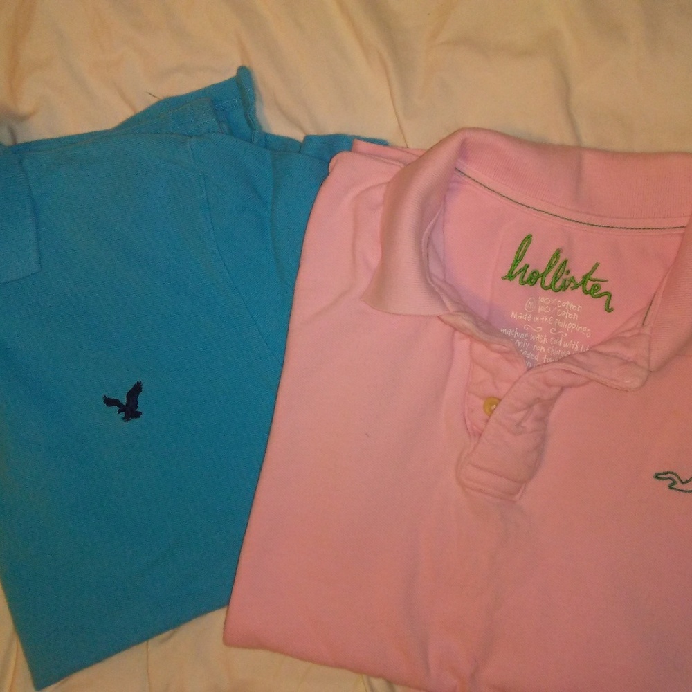 American Eagle/Hollister polo shirts